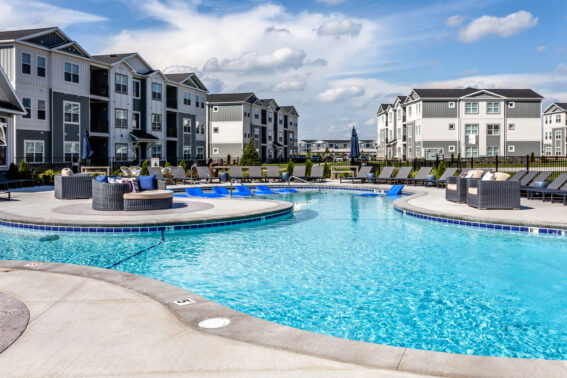 Resort style pool